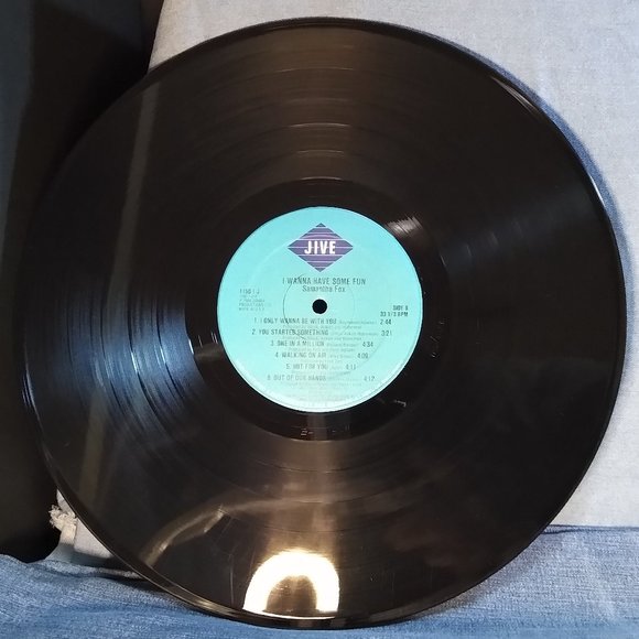 Samantha Fox I Wanna Have Some fun 1988 Vinyl Record - Picture 4 of 4